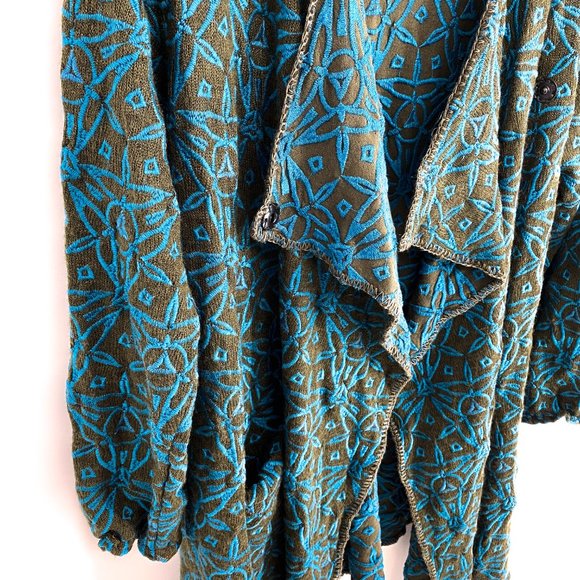 BIYA JOHNNY WAS Embroidered Wrap Duster - Picture 8 of 16